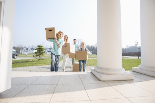 Professional movers loading a van in Tufnell Park