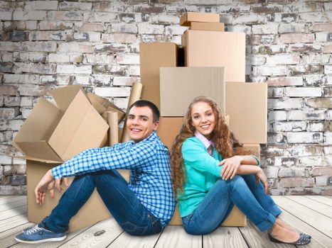 Man with Van Blackheath moving truck loaded with furniture