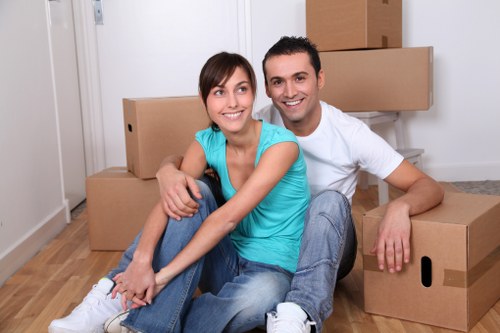 Professional movers assisting in South Tottenham